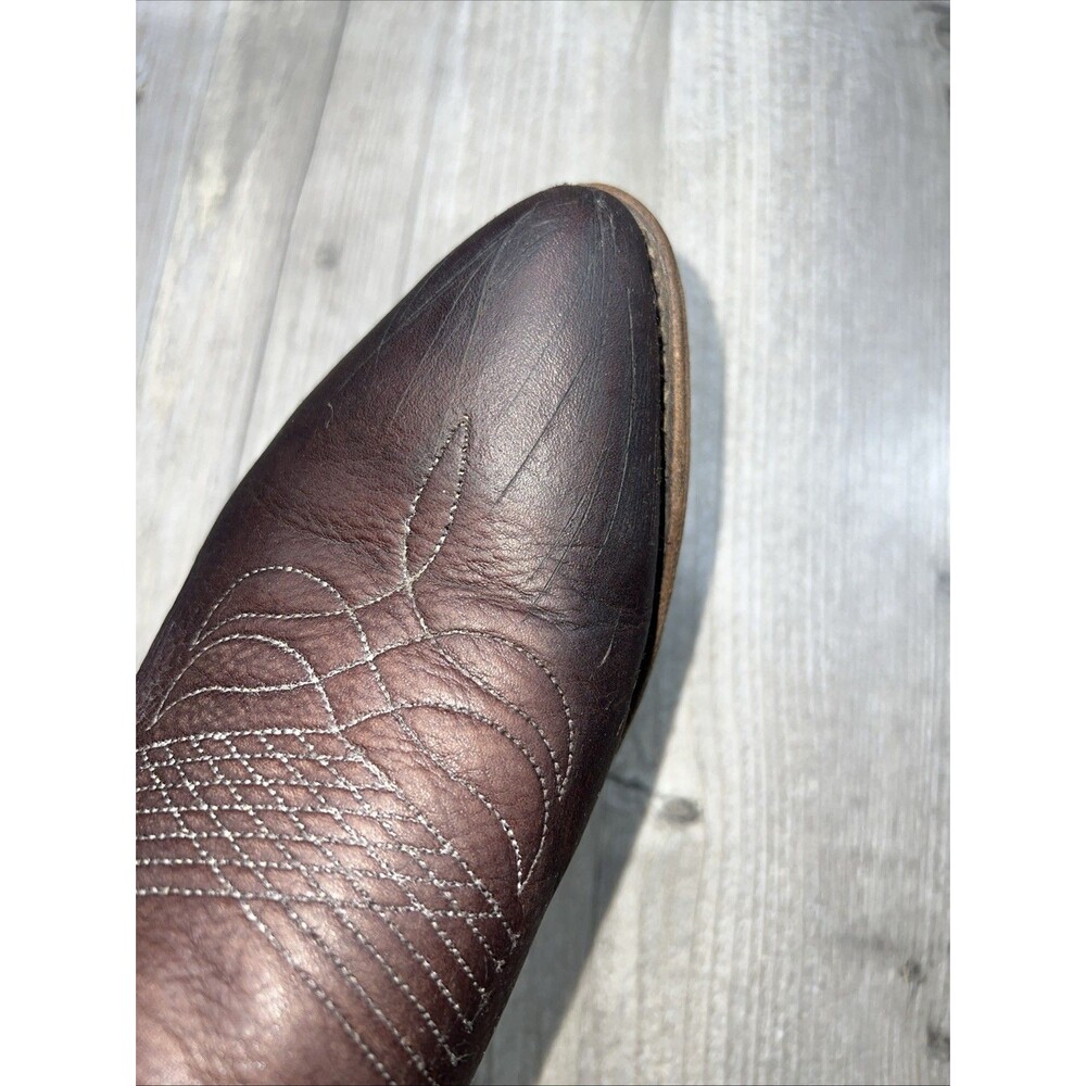 Frye Billy Short Womens Boots Brown Size 8 1/2 Prairie Western  Cottage Core - Picture 7 of 12